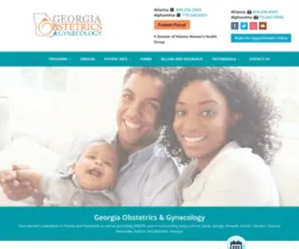 Georgiaob.com(Georgia Obstetrics & Gynecology) Screenshot