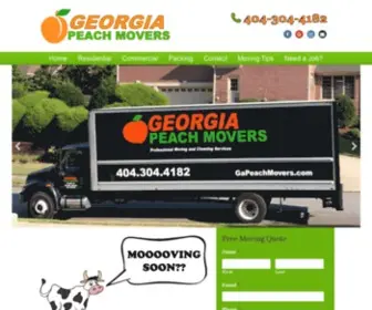 Georgiapeachmovers.net(Atlanta Moving Company) Screenshot