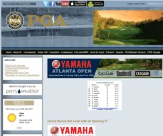 Georgiapga.com(The Georgia PGA) Screenshot