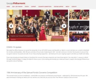 Georgiaphilharmonic.org(Georgiaphilharmonic) Screenshot