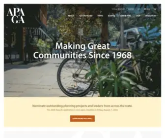 Georgiaplanning.org(Georgia Chapter of the American Planning Association) Screenshot