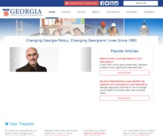 Georgiapolicy.org(Changing GA Since 1991) Screenshot