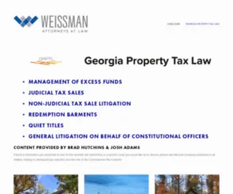 Georgiapropertytaxlaw.com(Georgia Property Tax Law Blog) Screenshot
