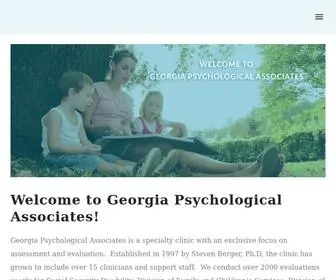 Georgiapsych.com(Georgia Psychological Associates) Screenshot