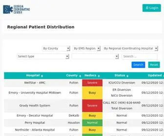 Georgiarcc.org(Georgia Coordinating Center) Screenshot