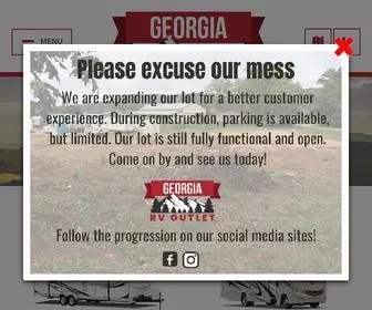 Georgiarvoutlet.com(Georgia RV Outlet) Screenshot