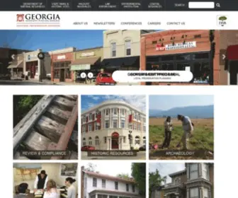 Georgiashpo.org(Department Of Natural Resources Division) Screenshot