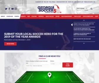 Georgiasoccer.org(Georgia Soccer) Screenshot