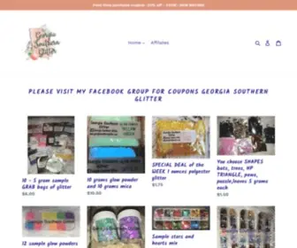 Georgiasouthernglitter.com(Georgia Southern Glitter) Screenshot