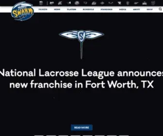 Georgiaswarm.com(Georgia Swarm Pro Lacrosse Team) Screenshot