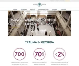 Georgiatraumafoundation.org(Leading the healthcare community in transforming the way trauma) Screenshot