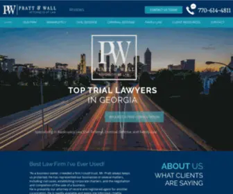 Georgiatrials.com(Legal Services) Screenshot