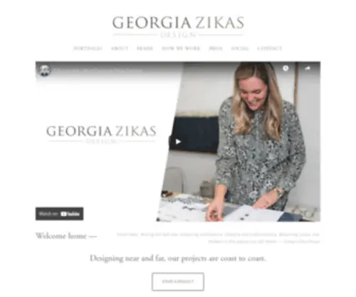 Georgiazikasdesign.com(Georgia Zikas Design) Screenshot