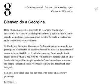 Georginaguadalupe.com(Georgina Guadalupe Fashion Academy) Screenshot