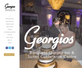 Georgios.com(Wedding and Hotel Conference Room Services in Orland Park) Screenshot