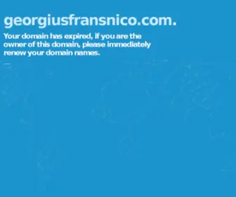 Georgiusfransnico.com(Professional Web Consultant & Web Designer Jakarta) Screenshot