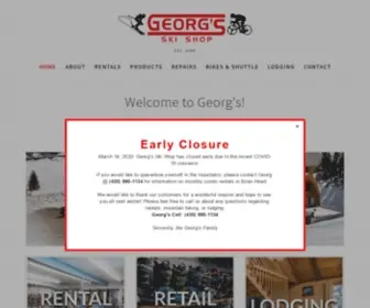 Georgsskishop.com(Georg's Ski Shop) Screenshot