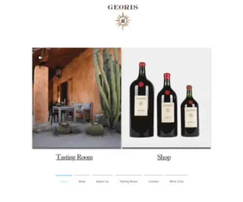 Georiswine.com(GEORIS Winery) Screenshot