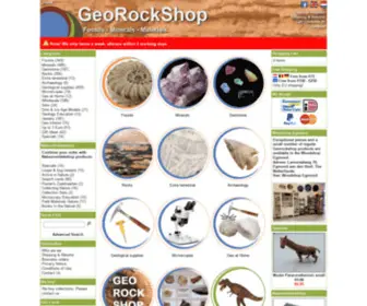 Georockshop.com(Georockshop) Screenshot