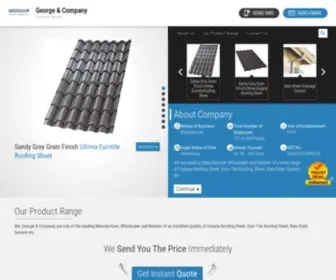 Georoof.co.in(George Infra Private Limited) Screenshot