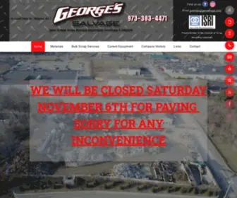 Geosalvage.com(George&#039;s Salvage Company Inc) Screenshot