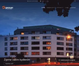 Geosan-Development.cz(Prodej Bytů v Praze) Screenshot