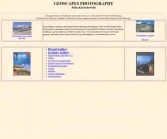 Geoscapesphotography.com(Geoscapes Photography) Screenshot