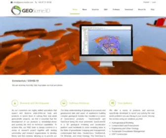 Geoscene3D.com(3D Modelling) Screenshot