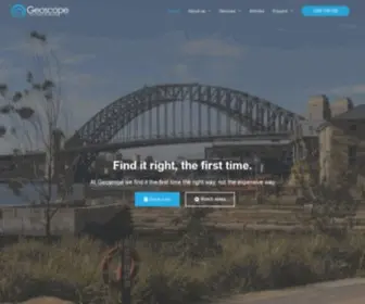 Geoscopelocating.com.au(Geoscope Utility Detection Services) Screenshot