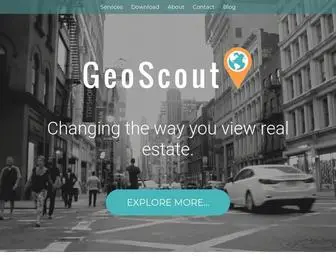 Geoscout.co(We are real estate consulting firm) Screenshot