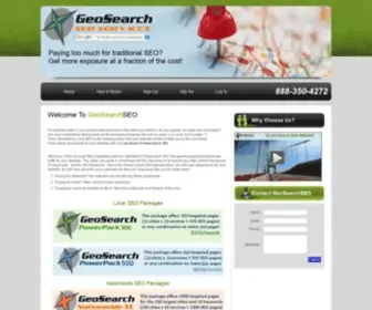 Geosearchseo.com(Search Engine Optimization Services) Screenshot