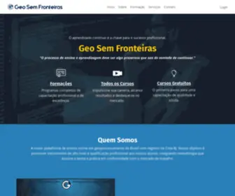 Geosemfronteiras.org(Início) Screenshot