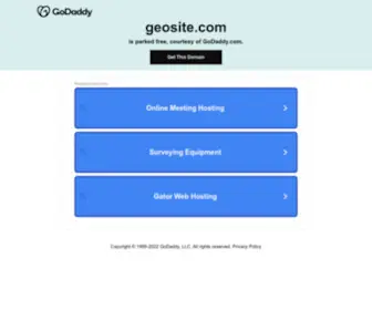 Geosite.com(Geosite) Screenshot