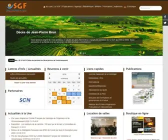 Geosoc.fr(Société géologique de France) Screenshot