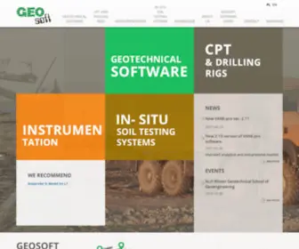 Geosoft.com.pl(Geotechnical software) Screenshot