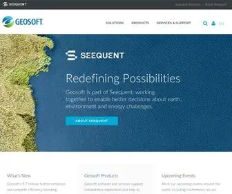 Geosoft.com(Solutions for the mining) Screenshot