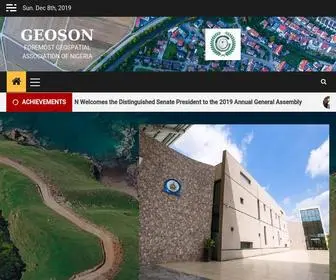Geoson.org(Foremost geospatial association in Nigeria) Screenshot