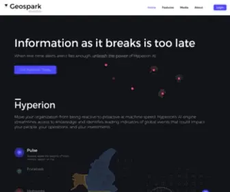 Geospark.io(Geospark Analytics) Screenshot