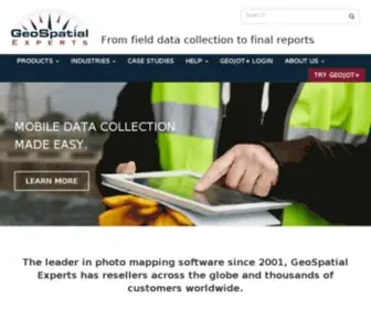 Geospatialexperts.com(Mobile data collection solution from GeoSpatial Experts) Screenshot