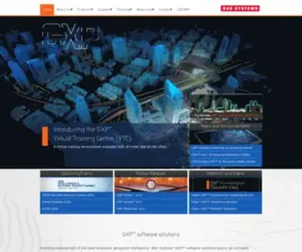Geospatialexploitationproducts.com(BAE Systems GXP® software solutions) Screenshot