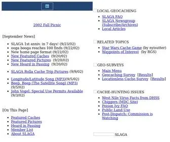 Geostl.com(Louis Area Geocachers Association) Screenshot