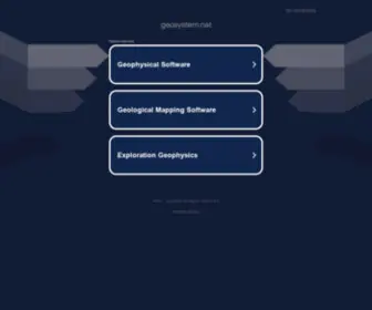 Geosystem.net(geosystem) Screenshot