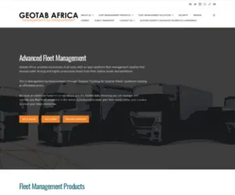 Geotabafrica.com(Geotab Africa I Advanced Fleet Management Solutions) Screenshot