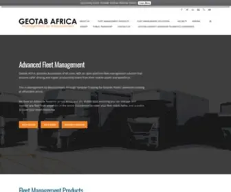 Geotab.co.za(Geotab Africa I Advanced Fleet Management Solutions) Screenshot