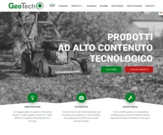 Geotech-Pro.com(Prodotti per Giarginaggio e Agricoltura GeoTech) Screenshot