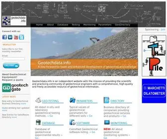 Geotechdata.info(Geotechdata info) Screenshot