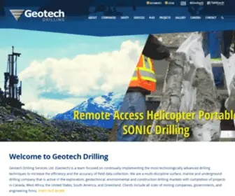 Geotechdrilling.com(Geotech Drilling) Screenshot