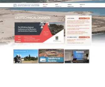 Geotechnicaldivision.co.za(The South African Geotechnical Division) Screenshot