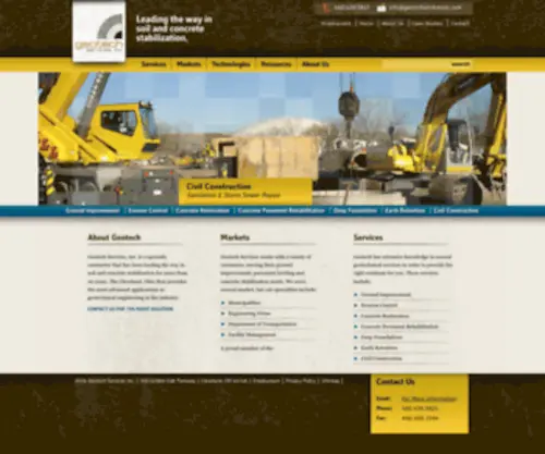 Geotechservicesinc.com(Geotech Services) Screenshot