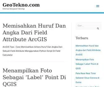 Geotekno.com(Informasi Geospasial Teknologi) Screenshot